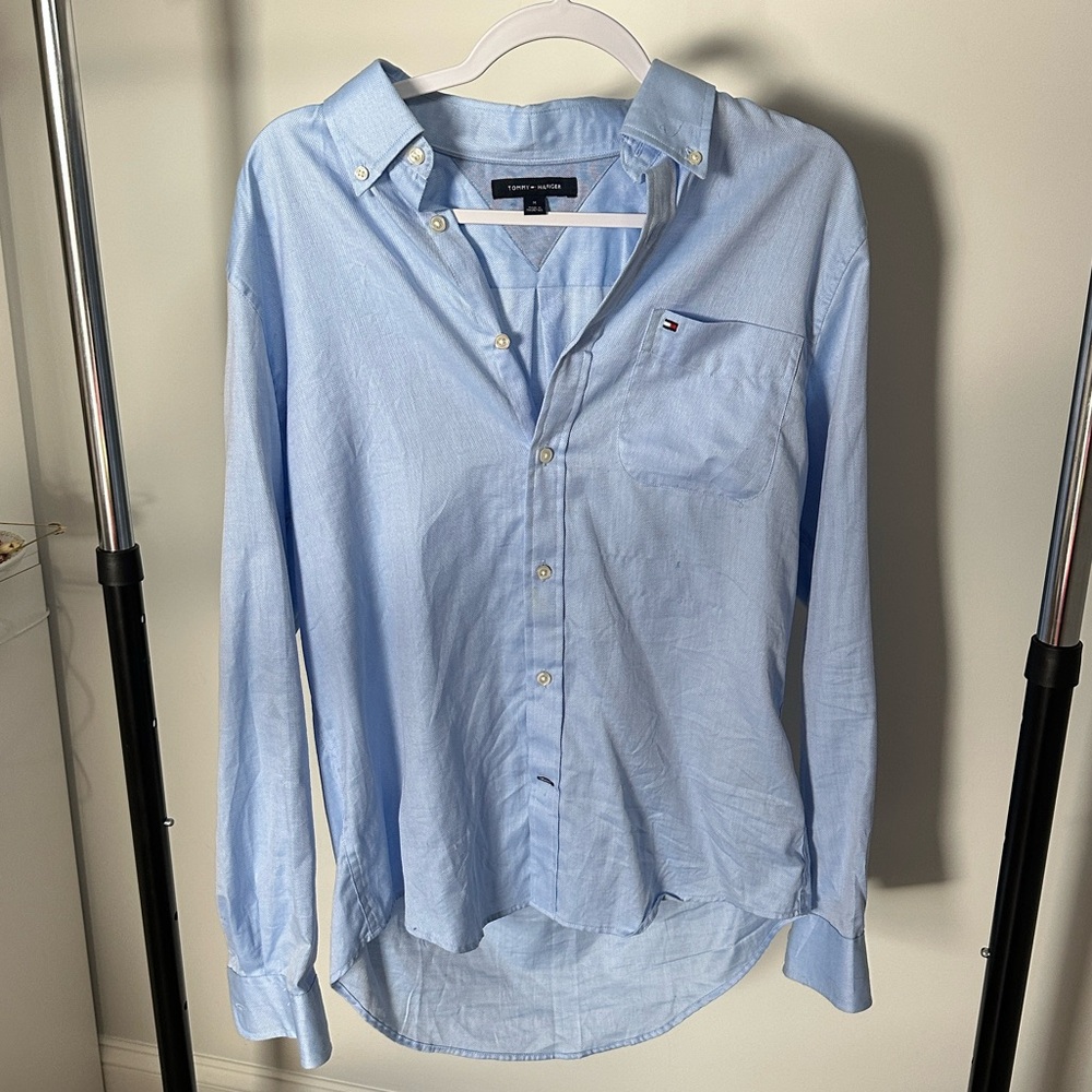 Tommy Hilfiger Sky Blue Button Down Shirt
